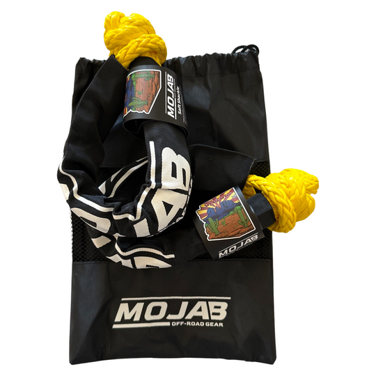 Soft Shackle 3/8'' x 22” with sleeve and bag (Set of 2 Shackles) (Lifetime Warranty) - Premium Soft Shackle by Xtreme Canopies