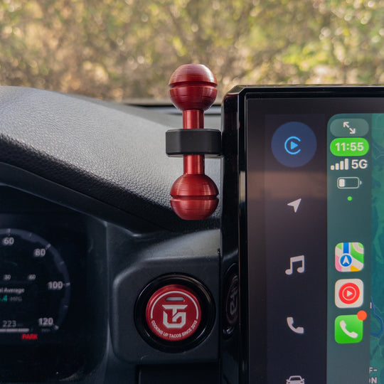 Billet Aluminum 4th Gen Tacoma / 6th Gen 4runner Dashtop Multi Mount (DMM) - Premium Truck Accessory by Xtreme Canopies