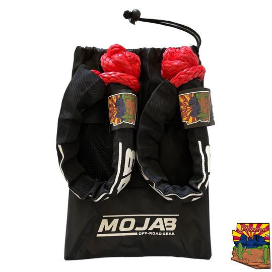 Soft Shackle 3/8'' x 22” with sleeve and bag (Set of 2 Shackles) (Lifetime Warranty) - Premium Soft Shackle by Xtreme Canopies