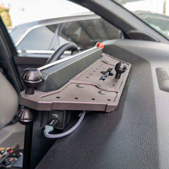 Billet Aluminum 4th Gen Tacoma / 6th Gen 4runner Dashtop Multi Mount (DMM) - Premium Truck Accessory by Xtreme Canopies