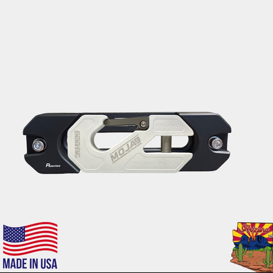 Aluminum Recessed Winch Shackle with Fairlead Kit, closed latch (LIFE TIME WARRANTY*) - Premium Winch Shackle by Xtreme Canopies