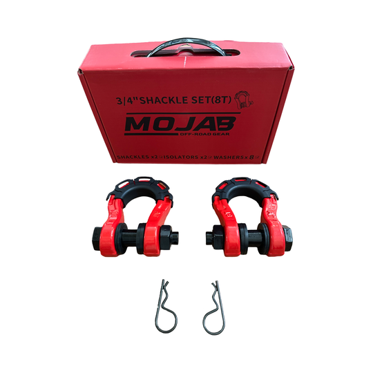 3/4” Forged Steel D-shackle set (8T) (LIFE TIME WARRANTY*) - Premium Truck Accessory by Xtreme Canopies