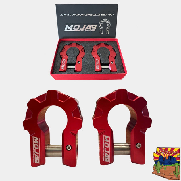 3/4'' Extreme duty Aluminum D-Shackle set (9T) (LIFETIME WARRANTY*) - Premium Shackle by Xtreme Canopies