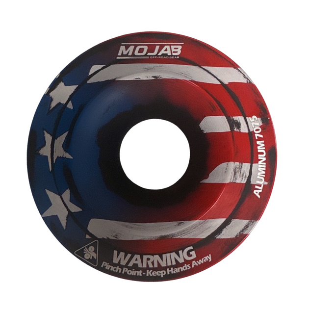 American Flag XL Snatch ring (diameter 4.7'') - Premium Truck Accessory by Xtreme Canopies