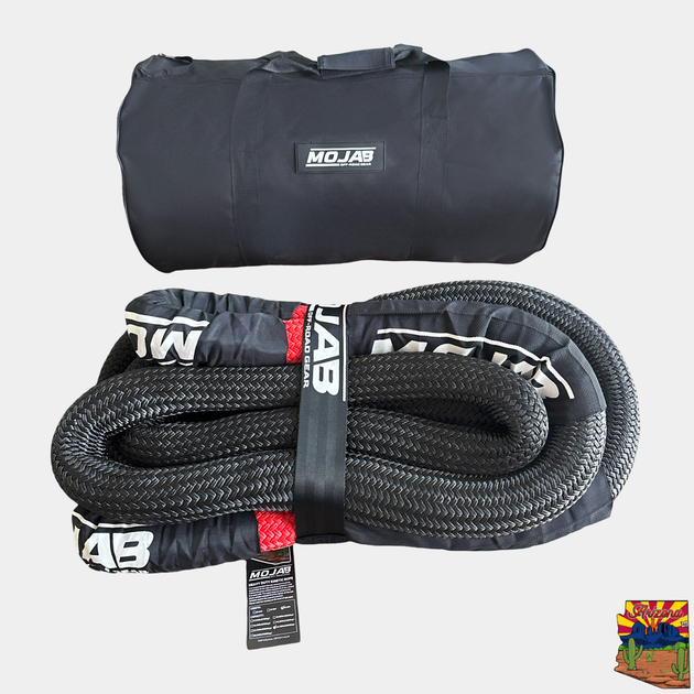 1 1/2” x 30' Kinetic rope with storage bag (Lifetime Warranty) - Premium Kinetic rope by Xtreme Canopies