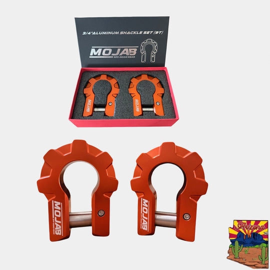 3/4'' Extreme duty Aluminum D-Shackle set (9T) (LIFETIME WARRANTY*) - Premium Shackle by Xtreme Canopies