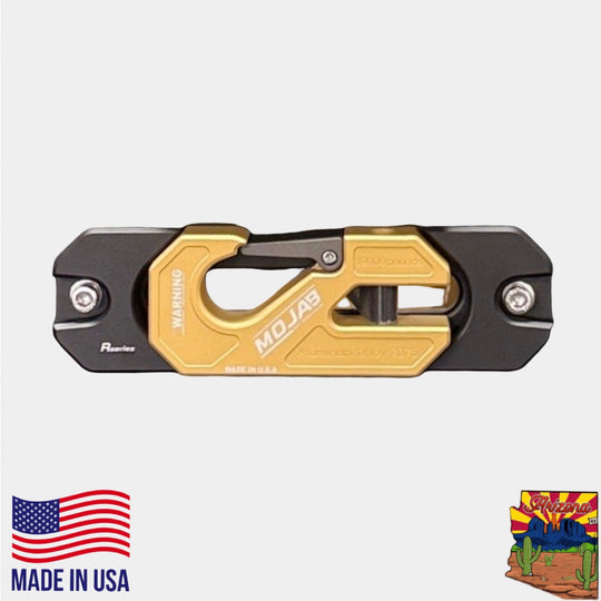 Aluminum Recessed Winch Shackle with Fairlead Kit, closed latch (LIFE TIME WARRANTY*) - Premium Winch Shackle by Xtreme Canopies