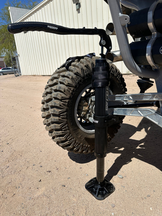 CarbonPro Compact Hydraulic Jack with Mounting Clamps MLH 40'' - Premium Truck Accessory by Xtreme Canopies