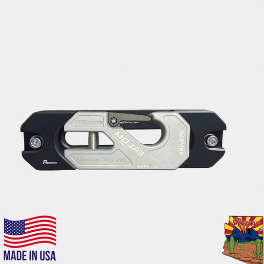 Aluminum Recessed Winch Shackle with Fairlead Kit, closed latch (LIFE TIME WARRANTY*) - Premium Winch Shackle by Xtreme Canopies