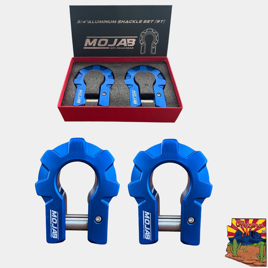 3/4'' Extreme duty Aluminum D-Shackle set (9T) (LIFETIME WARRANTY*) - Premium Shackle by Xtreme Canopies