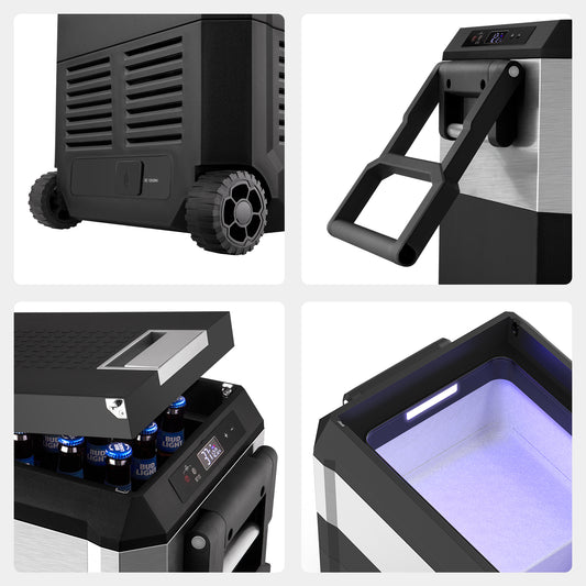 JP40 Pro Dual Zone Wheeled Portable Freezer | ICECO | 40 LT - Premium JP Pro Series by Xtreme Canopies