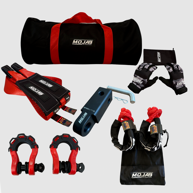 Supreme Recovery Kit (8 items +3 Storage bags + 1 Velcro Tape) *Lifetime Warranty - Premium Truck Accessory by Xtreme Canopies