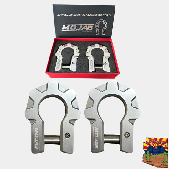 3/4'' Extreme duty Aluminum D-Shackle set (9T) (LIFETIME WARRANTY*) - Premium Shackle by Xtreme Canopies