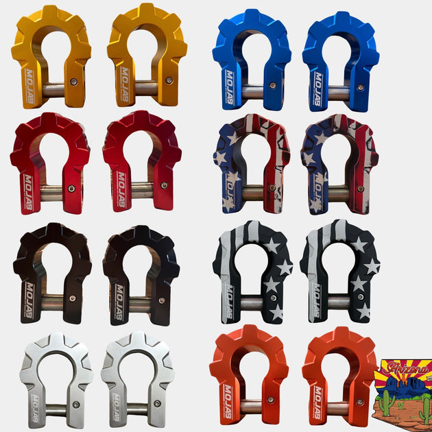 3/4'' Extreme duty Aluminum D-Shackle set (9T) (LIFETIME WARRANTY*) - Premium Shackle by Xtreme Canopies