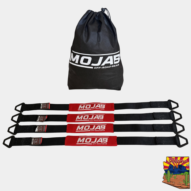 2"x 39'' Axle Tie-down with rings (pack of 4) (Lifetime Warranty) - Premium Tie-Down by Xtreme Canopies