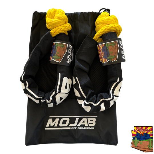Soft Shackle 3/8'' x 22” with sleeve and bag (Set of 2 Shackles) (Lifetime Warranty) - Premium Soft Shackle by Xtreme Canopies