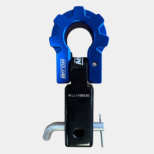 2'' Aluminum Hitch Receiver with Aluminum D-Shackle 9T (Lifetime Warranty) - Premium Truck Accessory by Xtreme Canopies