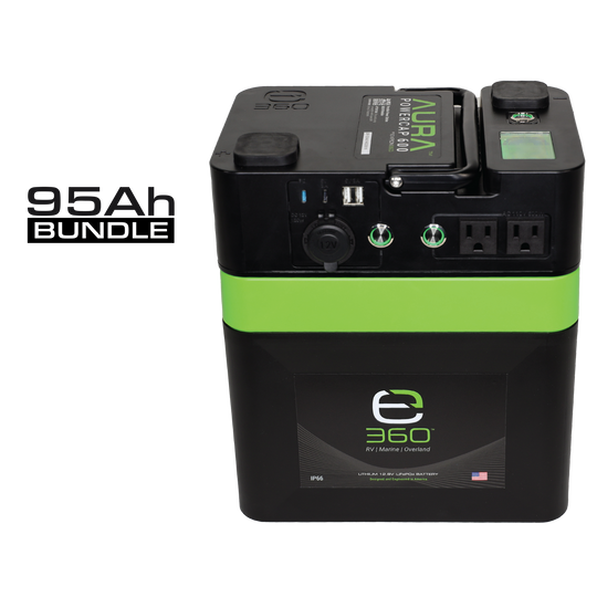 95Ah AURA Powercap 600W Inverter Power System - Premium Truck Accessory by Xtreme Canopies