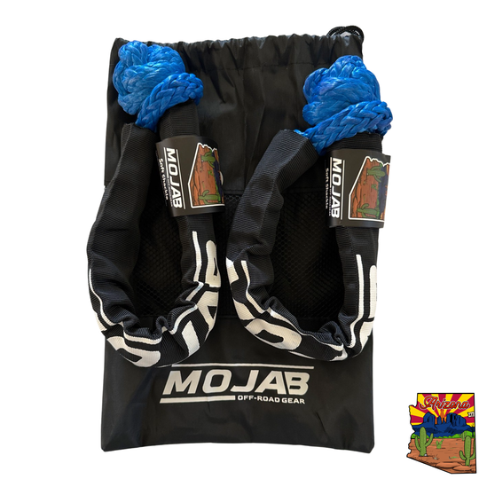 Soft Shackle 3/8'' x 22” with sleeve and bag (Set of 2 Shackles) (Lifetime Warranty) - Premium Soft Shackle by Xtreme Canopies