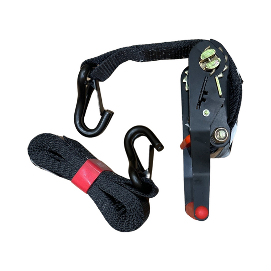 2" x 10' Ratchet Tie-Down (Closed hook) and 2'' x 39'' Axle Tie-Down Set (Pack of 4) (Lifetime Warranty) - Premium Truck Accessory by Xtreme Canopies