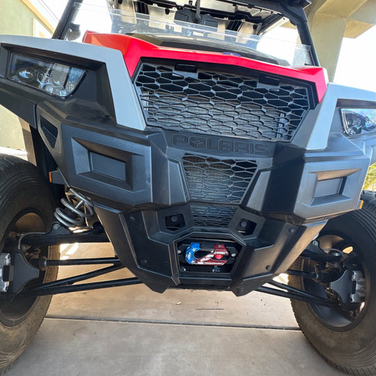 Side By Side / UTV Aluminum Recessed Winch Shackle with Fairlead Kit, closed latch (LIFE TIME WARRANTY*) - Premium Winch Shackle by Xtreme Canopies