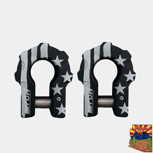 3/4'' Extreme duty Aluminum D-Shackle set (9T) (LIFETIME WARRANTY*) - Premium Shackle by Xtreme Canopies