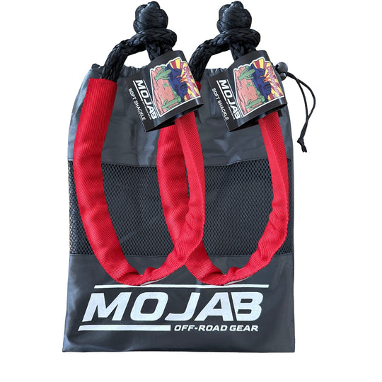 Soft Shackle 1/4'' x 24'' with sleeve and bag (Set of 2 Shackles) (Lifetime Warranty) - Premium Truck Accessory by Xtreme Canopies