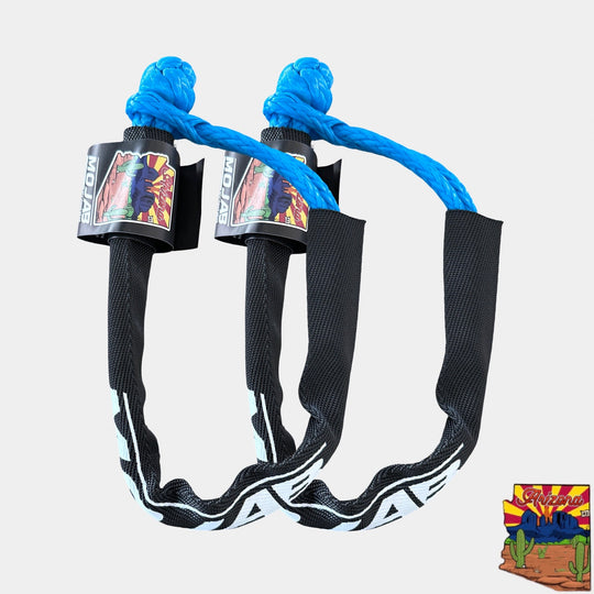 Soft Shackle 1/4'' x 24'' with sleeve and bag (Set of 2 Shackles) (Lifetime Warranty) - Premium Truck Accessory by Xtreme Canopies