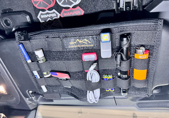 Bronco MOLLE Visor Organizer - Ford Bronco Visor - Premium Vehicle by Xtreme Canopies