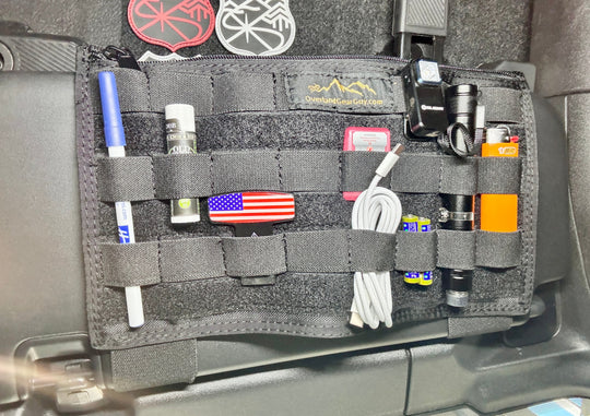 Bronco MOLLE Visor Organizer - Ford Bronco Visor - Premium Vehicle by Xtreme Canopies