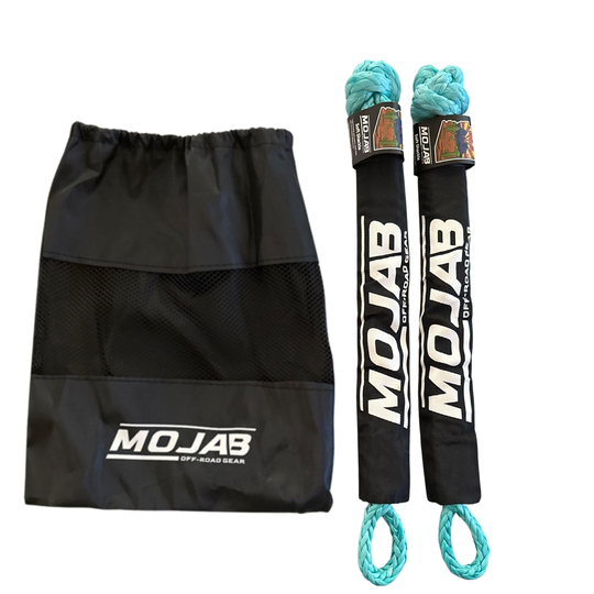 Soft Shackle 1/2'' x 22'' with sleeve and bag (Set of 2 Shackles) (Lifetime Warranty) - Premium Soft Shackle by Xtreme Canopies