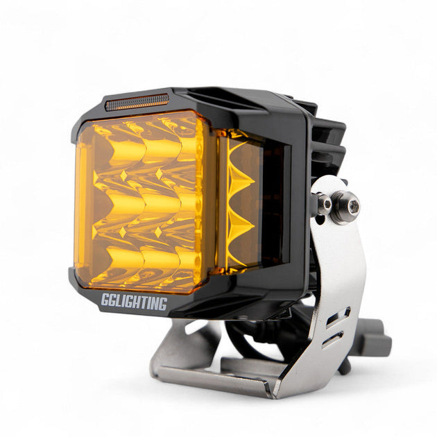 Amber CB60 LED Pod - Premium Truck Accessory by Xtreme Canopies