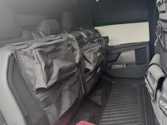 Cyber Truck Backseat Storage Solutions - Premium storage by Xtreme Canopies