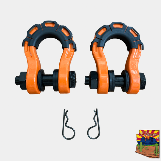 3/4” Forged Steel D-shackle set (8T) (LIFE TIME WARRANTY*) - Premium Truck Accessory by Xtreme Canopies