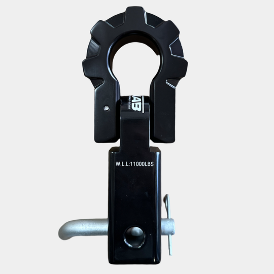 2'' Aluminum Hitch Receiver with Aluminum D-Shackle 9T (Lifetime Warranty) - Premium Truck Accessory by Xtreme Canopies