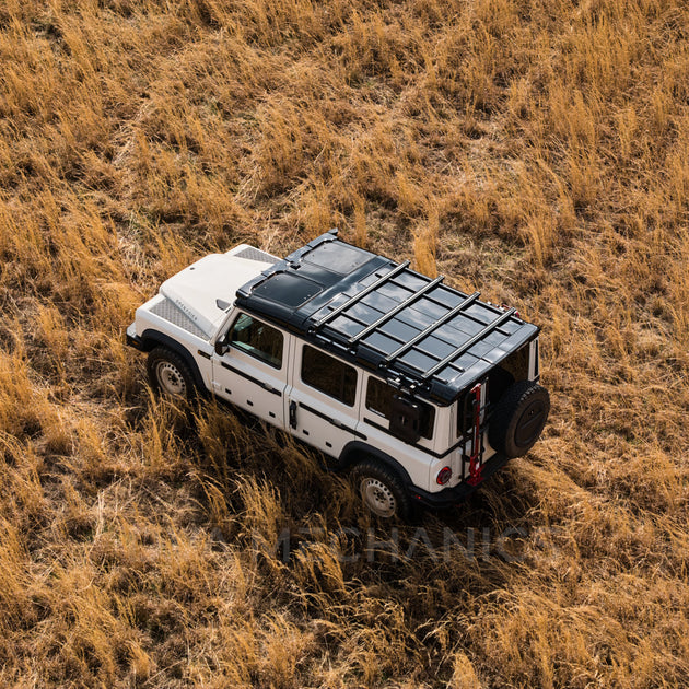 INEOS Grenadier Crossbars: DualTrack™ (Gen 1) Low-Profile Roof Crossbar System - Premium Truck Accessory by Xtreme Canopies