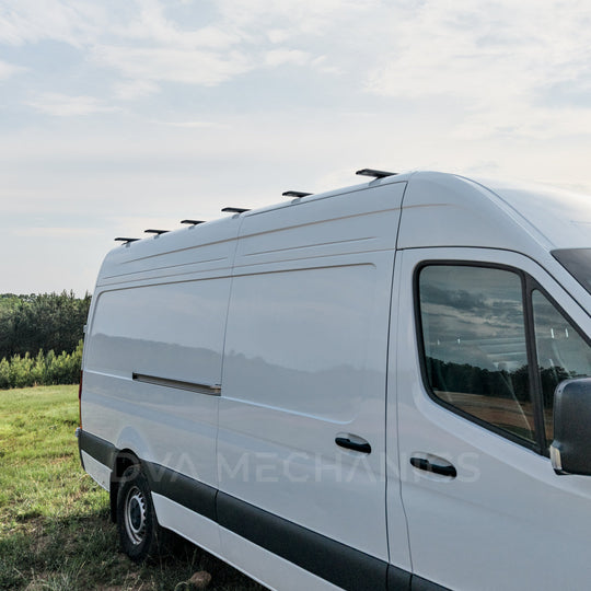 Mercedes Sprinter: DualTrack-T™ Cross Bar | 2-Rail Kit - Premium Truck Accessory by Xtreme Canopies