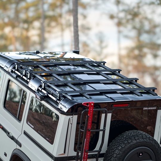 INEOS Grenadier Crossbars: DualTrack™ (Gen 1) Low-Profile Roof Crossbar System - Premium Truck Accessory by Xtreme Canopies