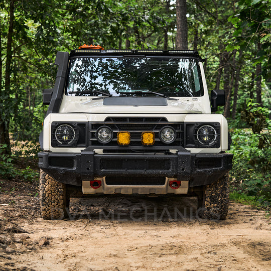 INEOS Grenadier Front Bumper Light Kit (Mount + 2-Light LED Bar) - Premium Truck Accessory by Xtreme Canopies
