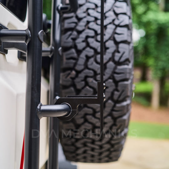 INEOS Grenadier: Ladder-Mounted Accessory Carrier – Modular Gear Mount, Gen 2 - Premium Truck Accessory by Xtreme Canopies