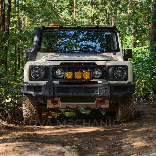 INEOS Grenadier Front Bumper Light Kit (Mount + 3-Light LED Bar) - Premium Truck Accessory by Xtreme Canopies