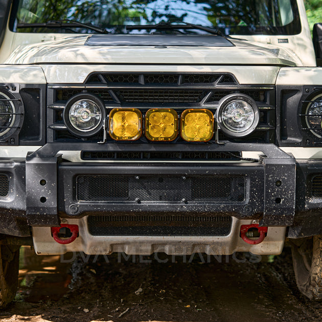 INEOS Grenadier Front Bumper Light Kit (Mount + 3-Light LED Bar) - Premium Truck Accessory by Xtreme Canopies