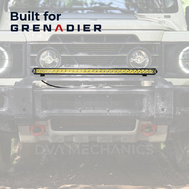 INEOS Grenadier: Front Bumper 32" LED Light Bar - Premium Truck Accessory by Xtreme Canopies