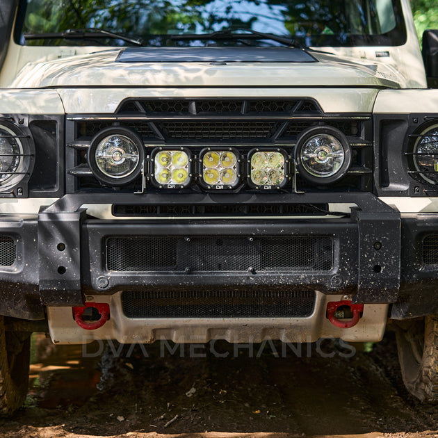 INEOS Grenadier: Front Bumper 3-Light Bar - Premium Truck Accessory by Xtreme Canopies