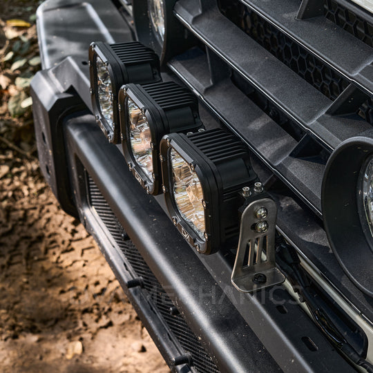 INEOS Grenadier Front Bumper Light Kit (Mount + 3-Light LED Bar) - Premium Truck Accessory by Xtreme Canopies