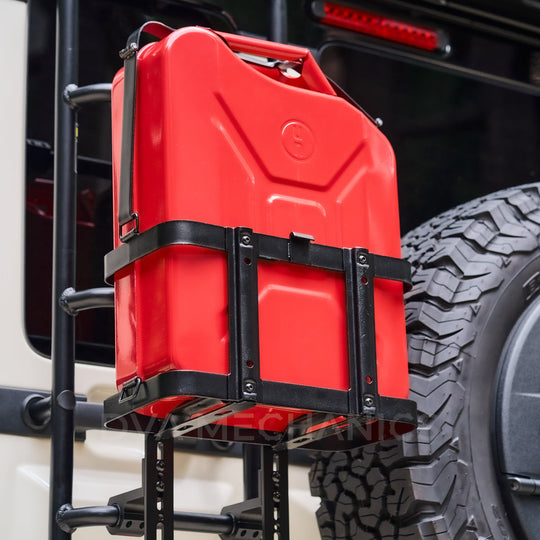 INEOS Grenadier: Ladder-Mounted Accessory Carrier – Modular Gear Mount, Gen 2 - Premium Truck Accessory by Xtreme Canopies