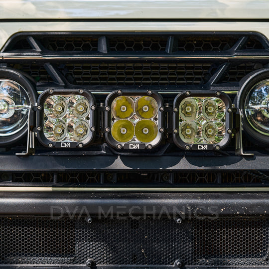 INEOS Grenadier Front Bumper Light Kit (Mount + 3-Light LED Bar) - Premium Truck Accessory by Xtreme Canopies