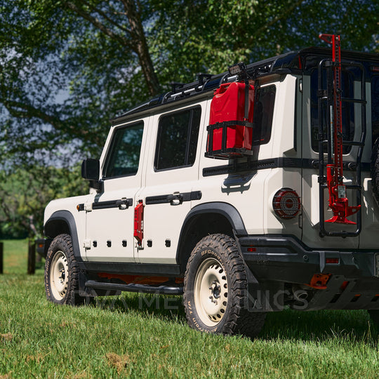 INEOS Grenadier: Side Steps (Set of 2) - BLACK or RED - Premium Truck Accessory by Xtreme Canopies