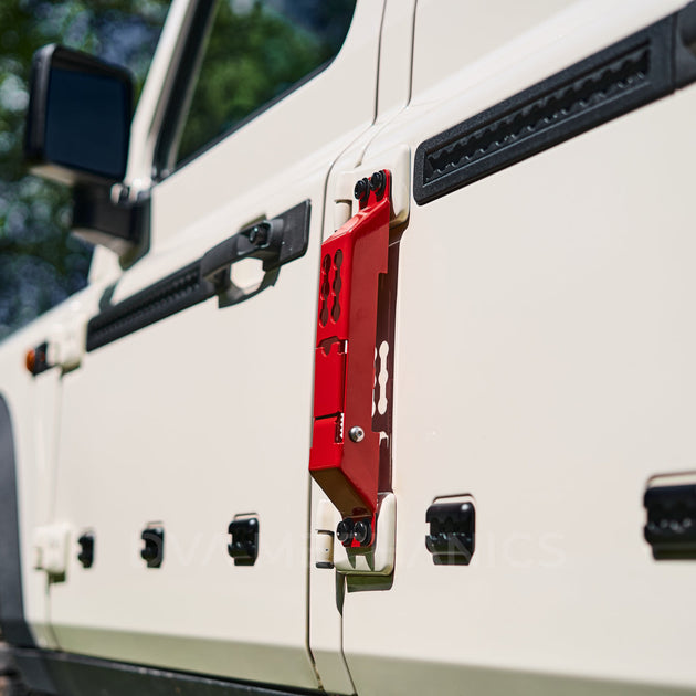 INEOS Grenadier: Side Steps (Set of 2) - BLACK or RED - Premium Truck Accessory by Xtreme Canopies