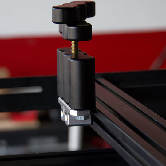 Billet aluminum Rotopax mount adapter for extrusion roof rack cross bars. - Premium Truck Accessory by Xtreme Canopies